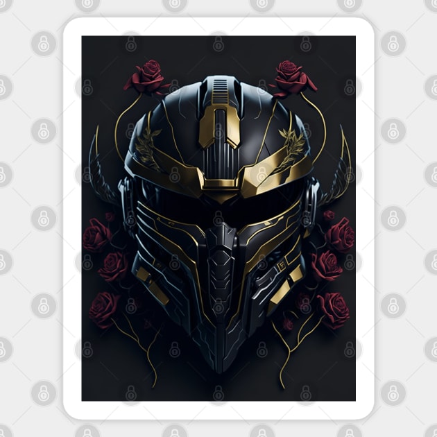 Halo Master Chief Helmet 02 - Gold & Rose COLLECTION Sticker by trino21